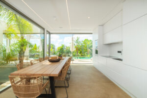 Kitchen of a luxury villa in Ibiza